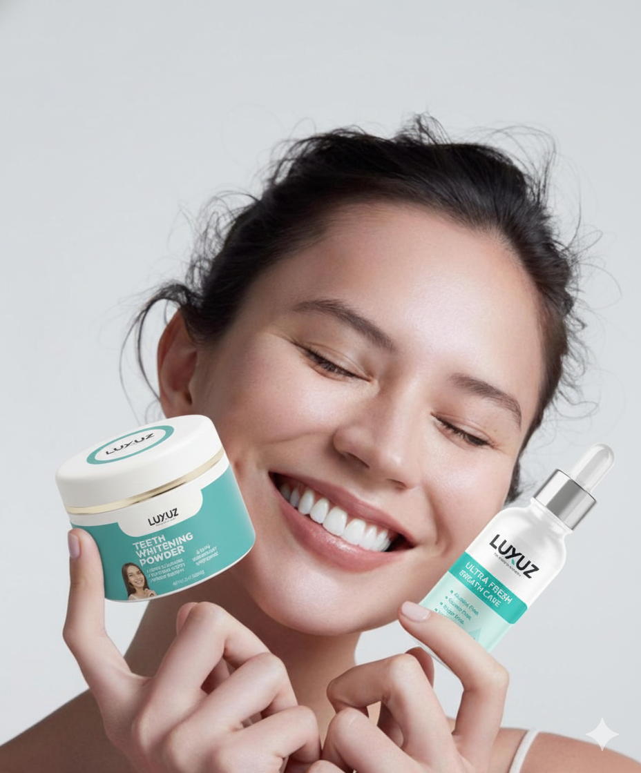 تخلص من رائحة الفم واصفرار الأسنان ف 3 أيام فقط 😍 LUXUZ Smile