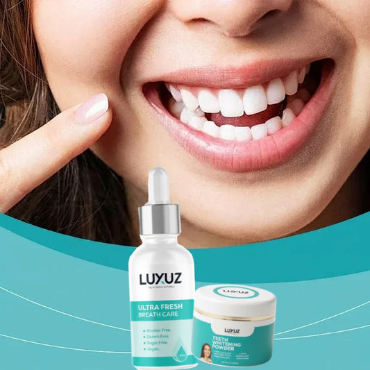 تخلص من رائحة الفم واصفرار الأسنان ف 3 أيام فقط 😍 LUXUZ Smile